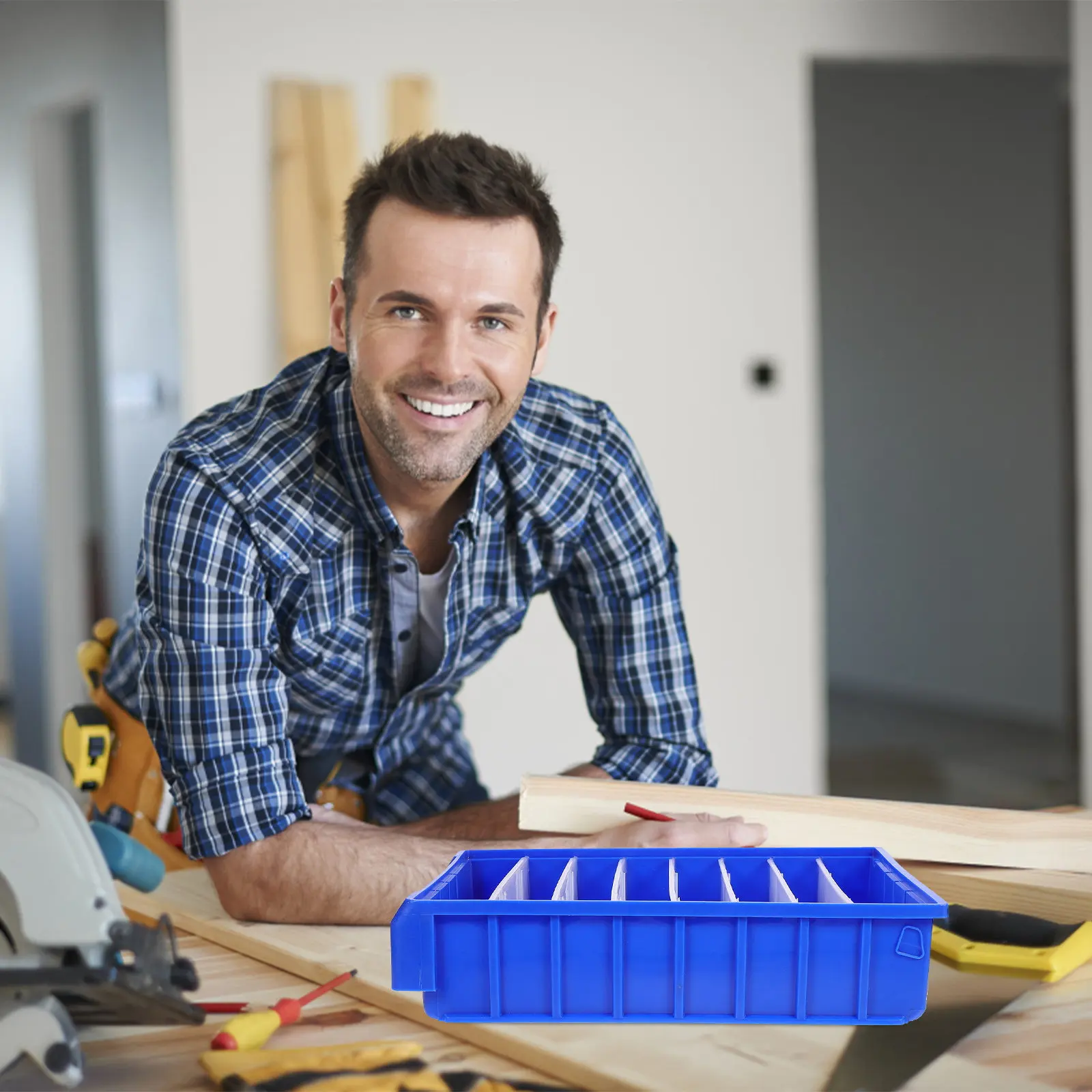 나사 보관함, 고강도 플라스틱 공구 정리함, 부품 분류 컨테이너, 너트 및 볼트용 공구함