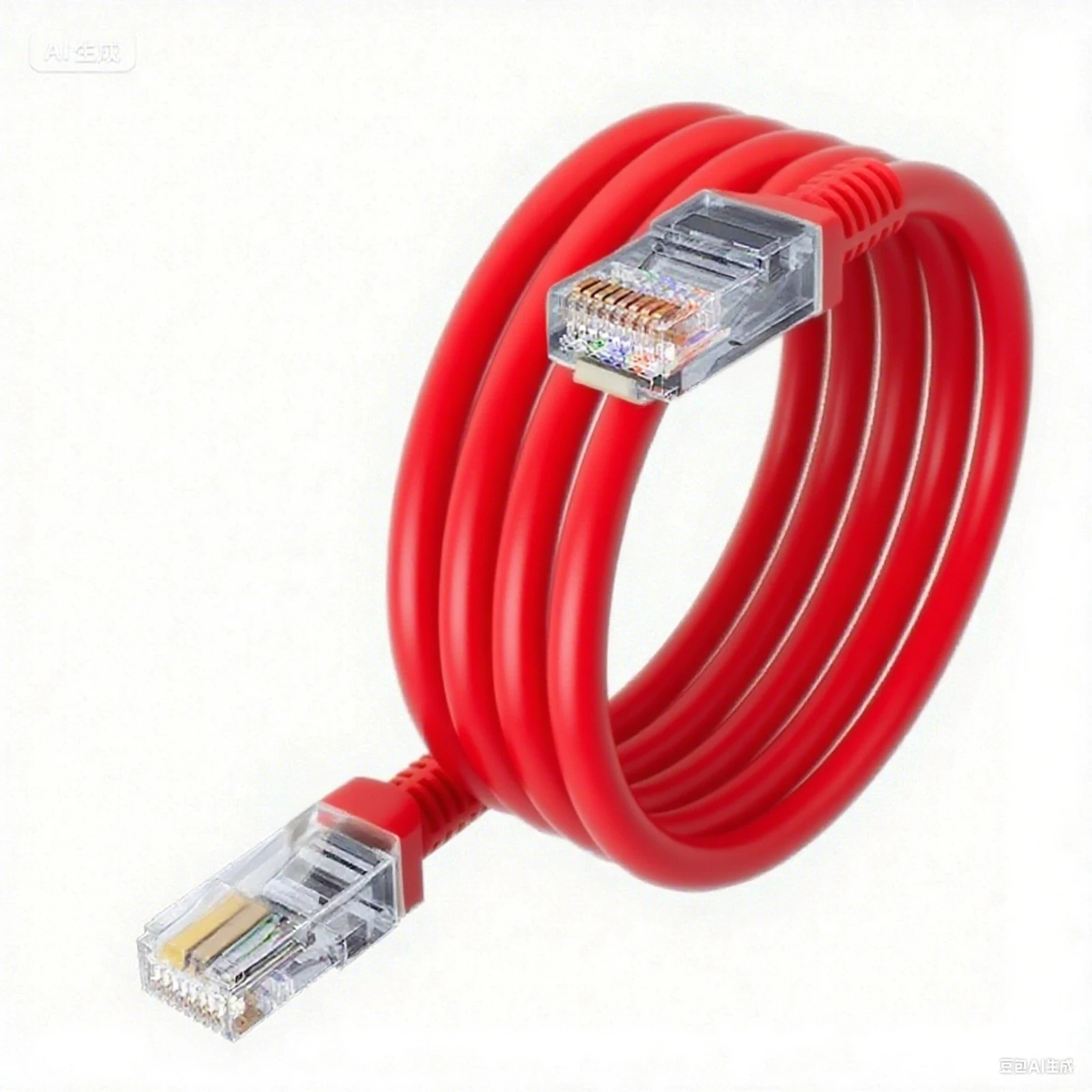 Патч-кабель UTP Cat6 Ethernet із штекером RJ45, червоний. Підходить для маршрутизаторів 2M 3M 20M 25M