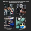 TUOSEN L Type Pipe Perforation Elbow Wrench Double Head Outer Hexagon Socket Sleeve Spanner Remove Fix Screw Nut 6