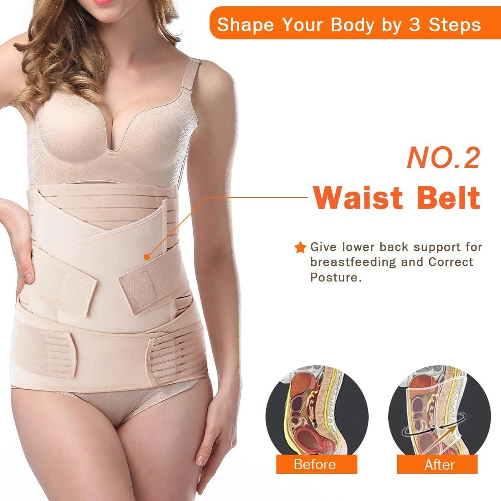 in Postpartum Belly Wrap Recovery Belly/Waist/Pelvis Belt