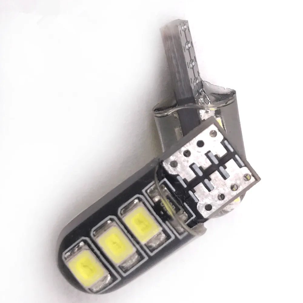 

50 шт., водонепроницаемые светодиодные лампы T10 2835 6 SMD 194 W5W