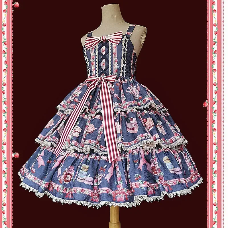 Strawberry Tea Party Lolita JSK Dress by Infanta