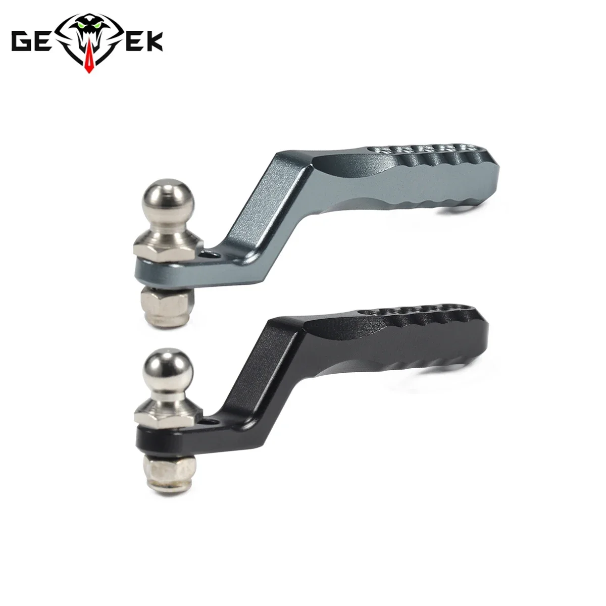 CNC alluminio 1:10 scala gancio di traino gancio di traino per 1/10 RC auto Crawler paraurti posteriore TRX4 Defender SCX10 II D90 CC01 TF2 RGT 86100