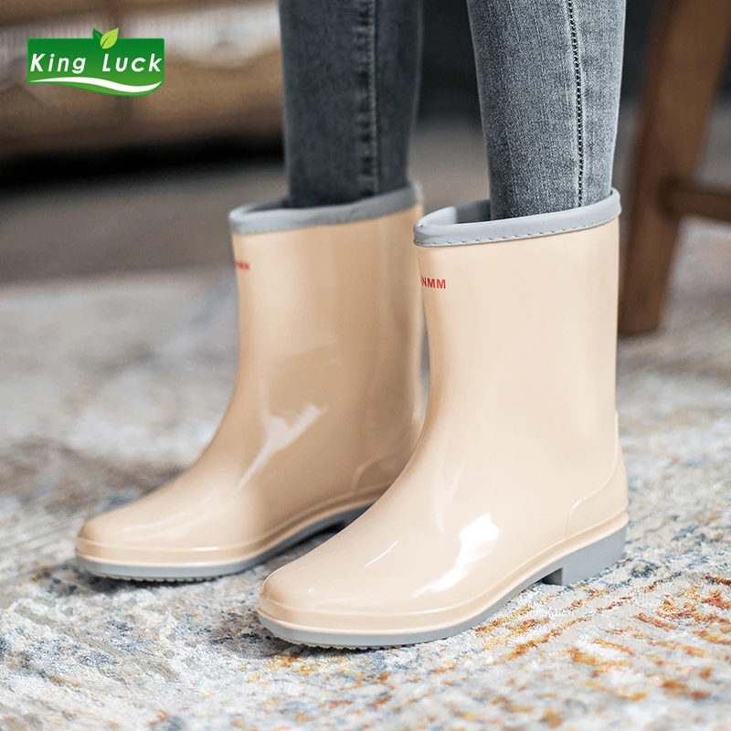 Women's plastic rain boots Clearance