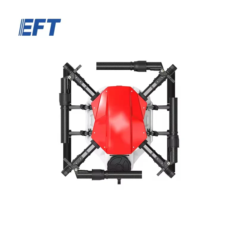 EFT 농업용 분무기 드론 프레임, 농업 시장 드론, E410p 쿼드콥터, 10L, 인기 판매