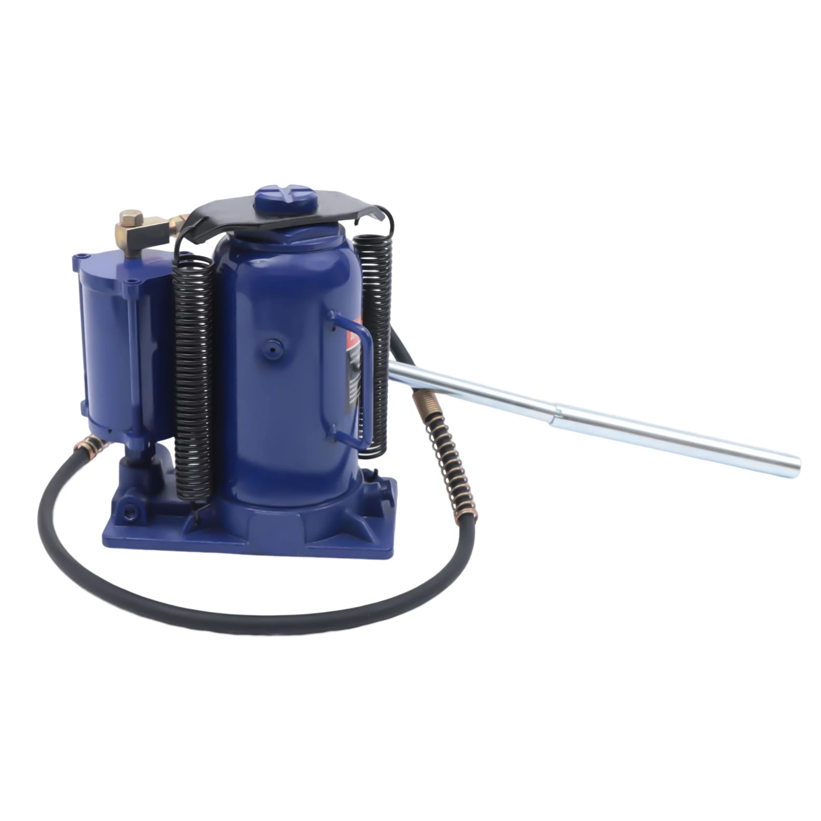 Hydraulischer Flaschenheber 20 Tonnen, Luftbetrieben mit Manueller Pumpe, Schwerlast-Hebewerkzeug mit Automatischer Rückfederung für Autoreparatur und Industrie – Detail 6