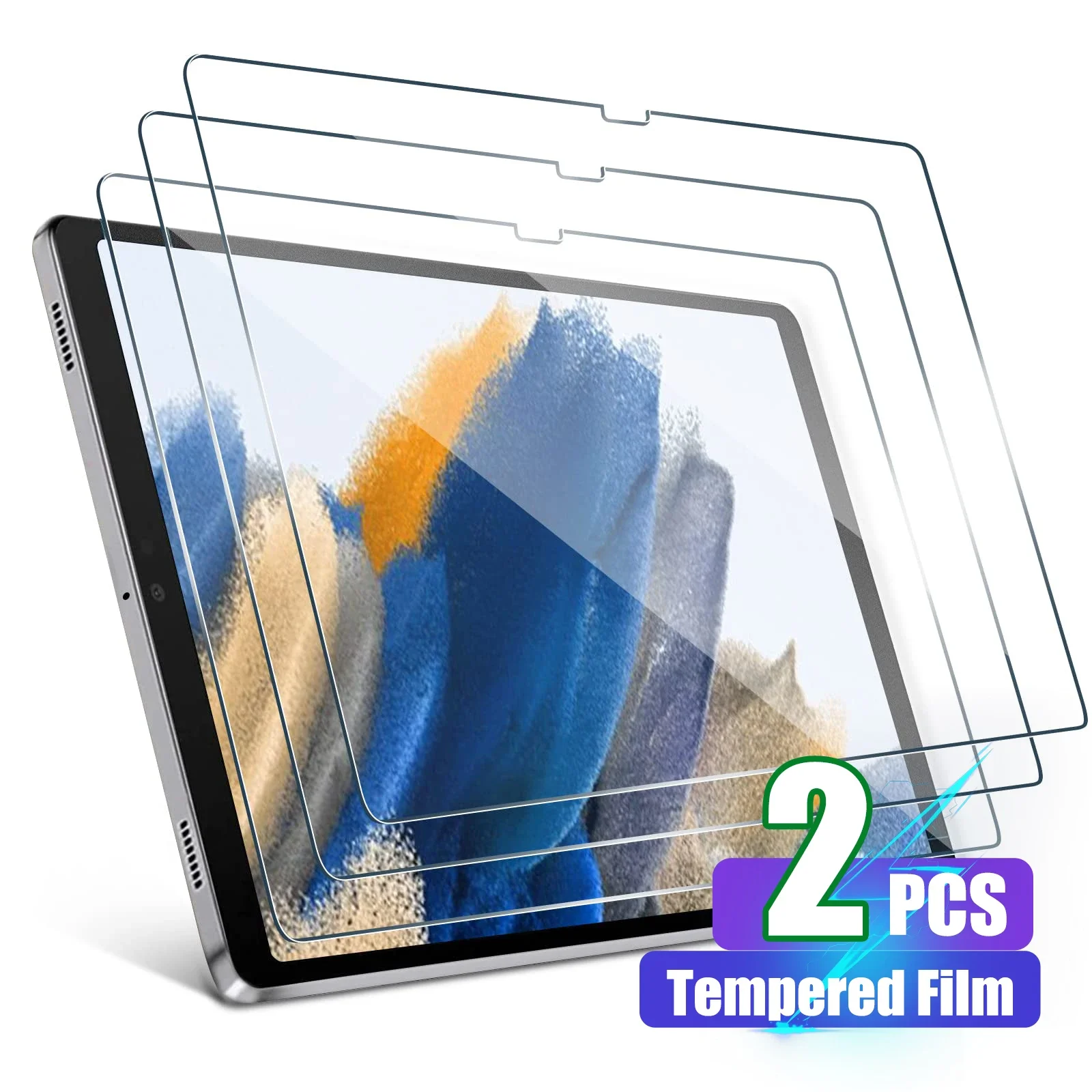 Vetro Temperato Per Samsung Galaxy Tab A8 Sm-X200 X205 X207 10.5 In Vetro Temperato Ultra Trasparente Antigraffio 9H Durezza 2021 2022