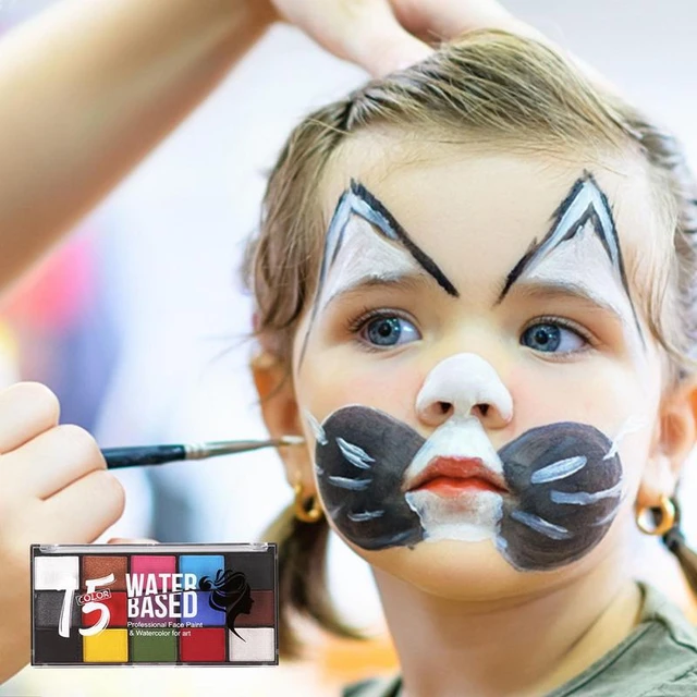 Kits de peinture pour le visage pour enfants, palette de