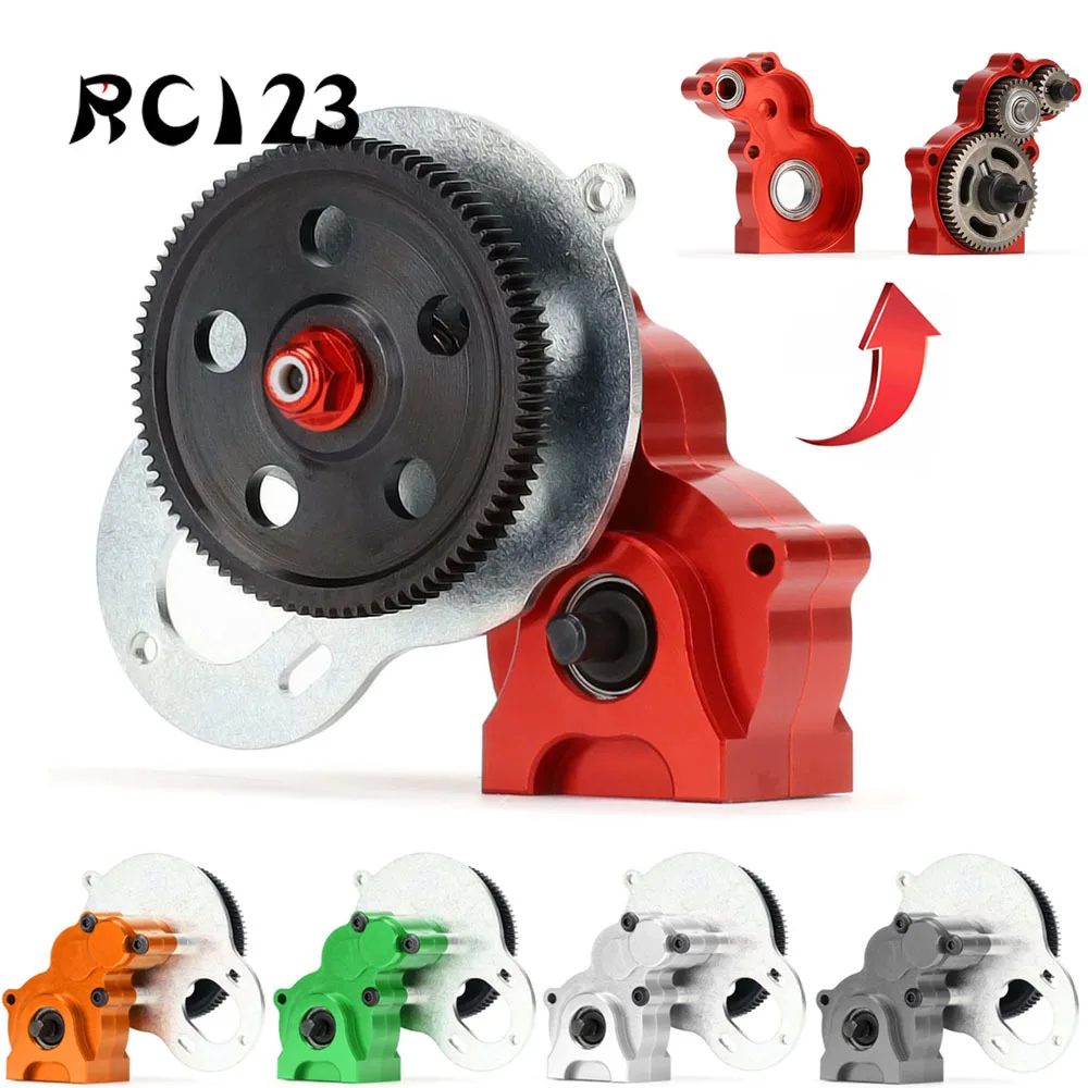 

Metal GearBox Set With Gear For RC 1/10 Rock Crawler HSP 94180 18024 RGT EX86100 Monster Truck Off Road Rock Cruiser