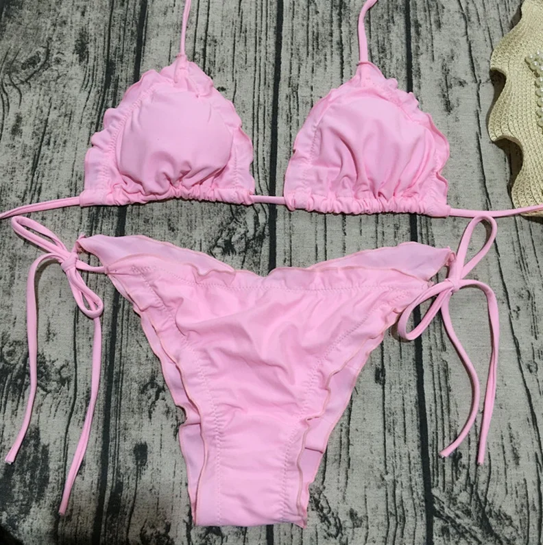Hot bikinis sexy swimwear women push up swimsuit bathing suit maillot de bain femme brazilian thong bikini set biquinis