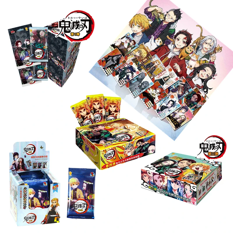 Demon Slayer Card Game for Kimetsu No Yaiba Model Home Office Dining Table TCG Toys Perfect for Kids Christmas Gifts