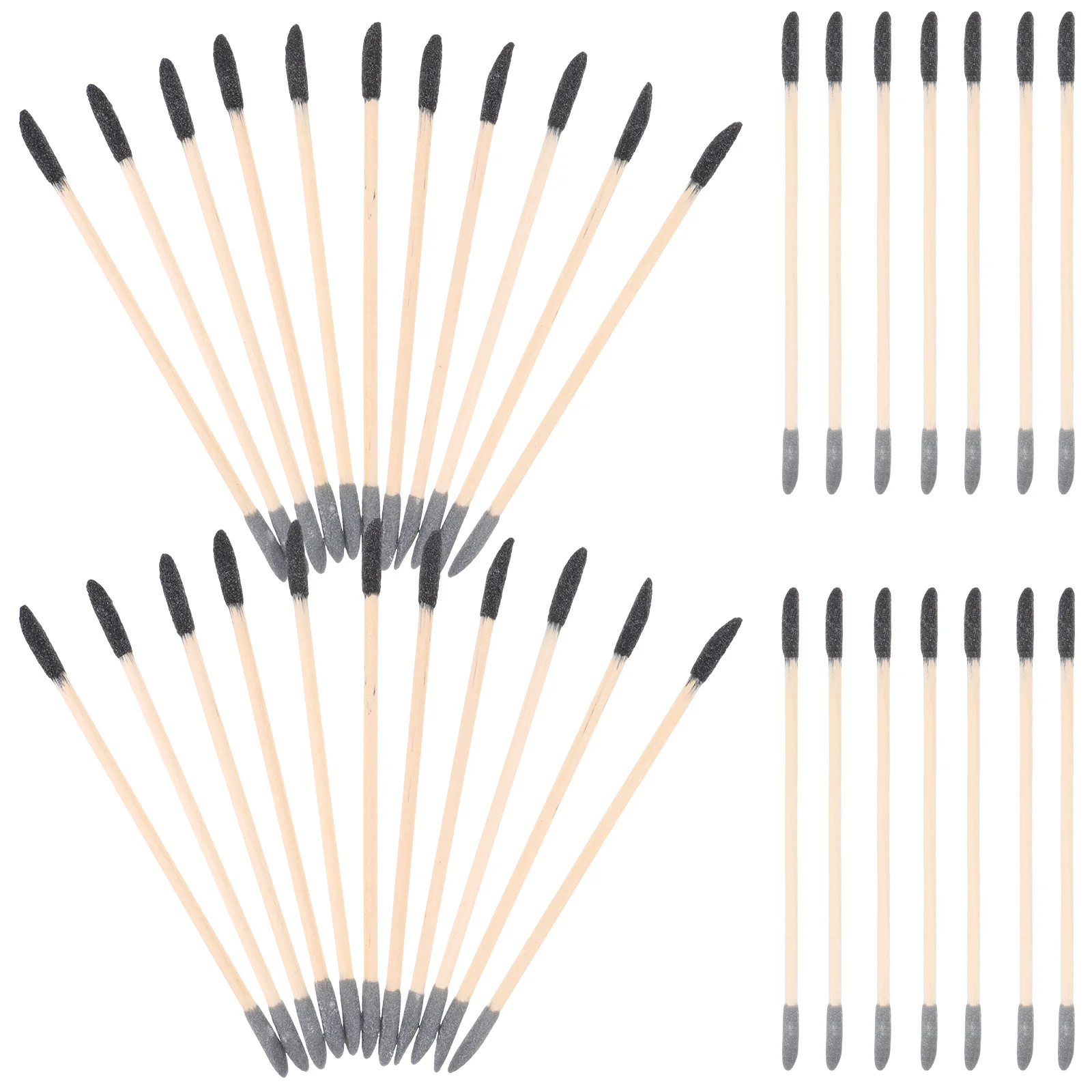 

50pcs Sanding Sticks Fine Detailing Sanding Sticks Double-end Sanding Twigs
