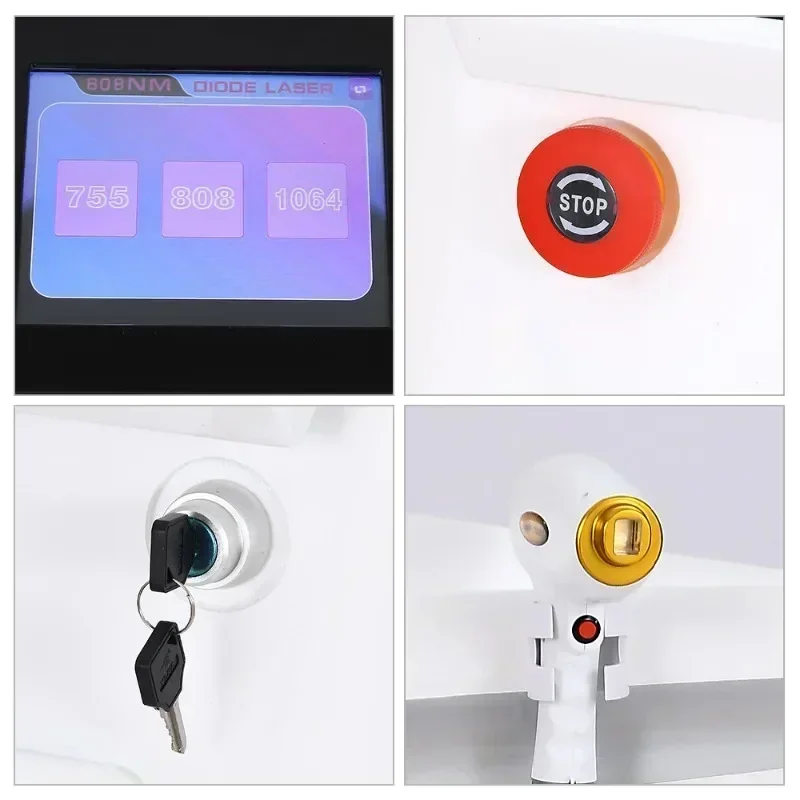 3000W Diode Laser Hair Removal Professional Machine esktop rejuvenation epilator for women Wavelengths 4