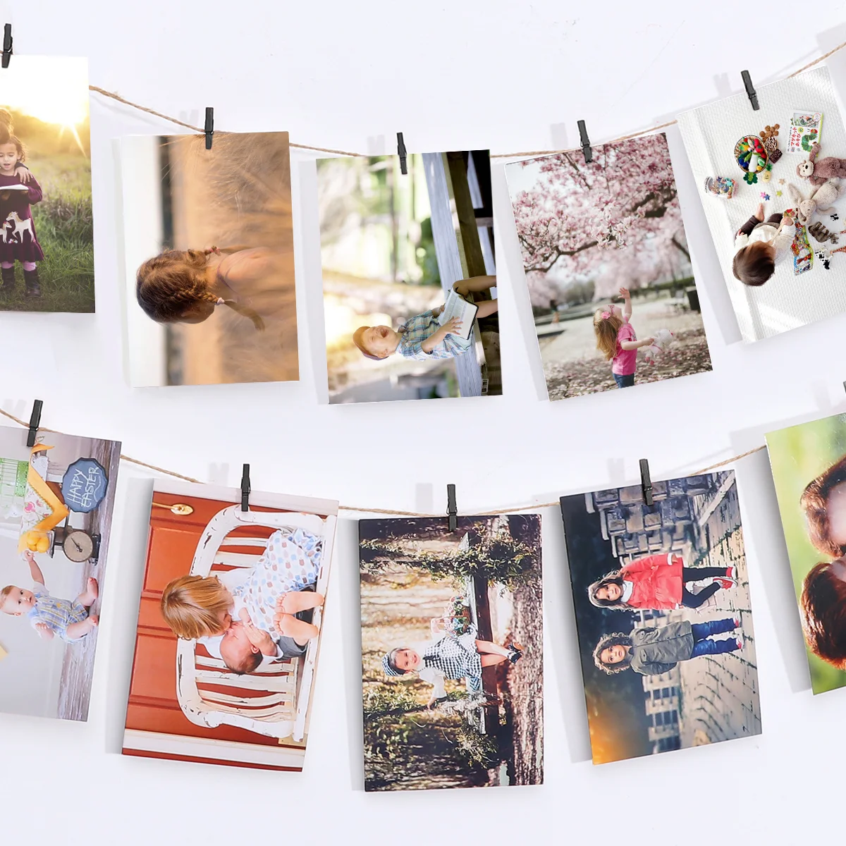 100pcs Wooden Clothespins Small Picture Clips Photo Paper Peg Pin for Crafts Decoration Hanging Photo
