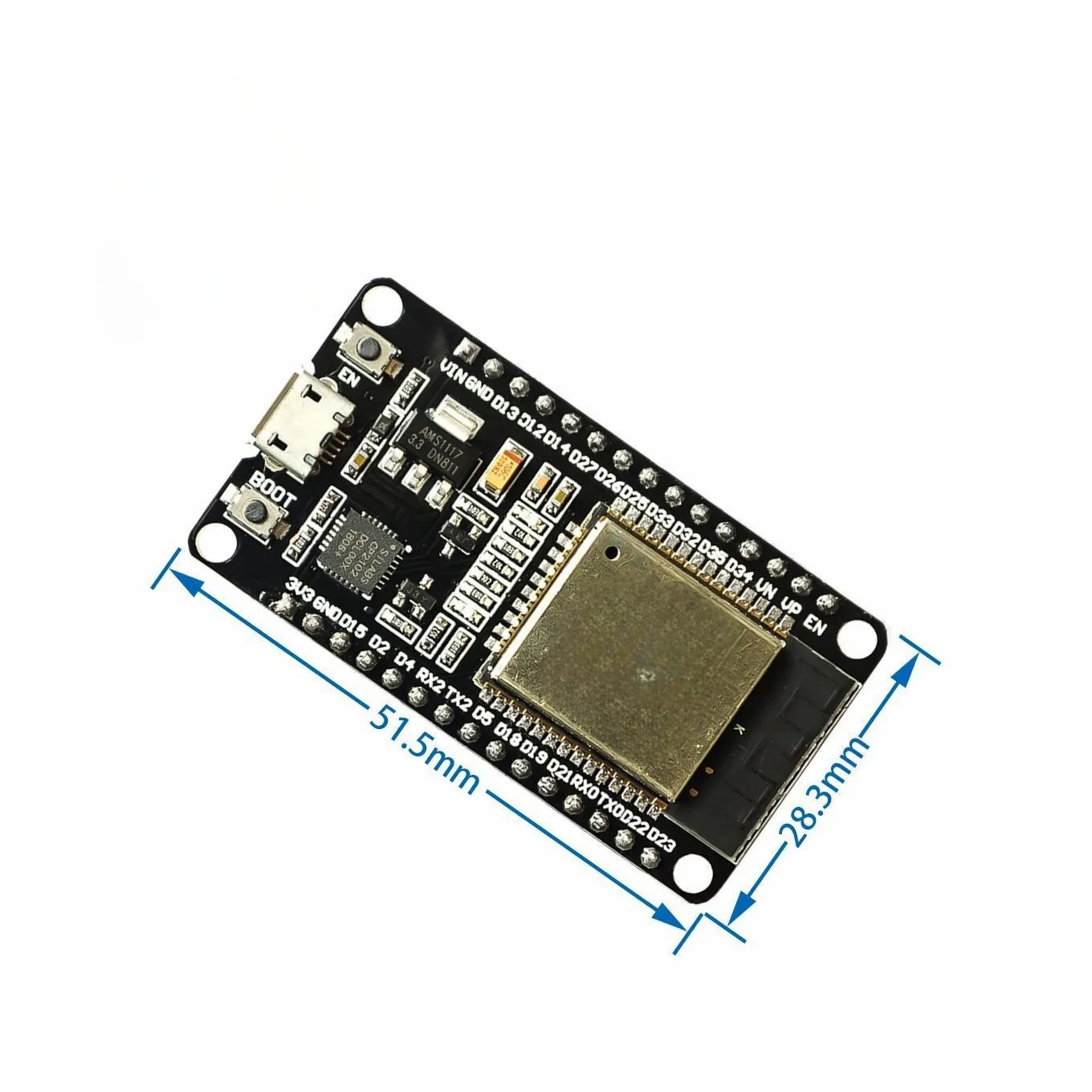 รูปสินค้า บอร์ดพัฒนา ESP32 Wi-Fi & Bluetooth 2-in-1 ดูอัลคอร์