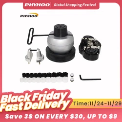 PHYHOO Full Set 5 Inch Engraving Vise Standard Block Ball Inlaid Diamonds Jewelry Adjustable Setting Tool 59 PCS Attachments