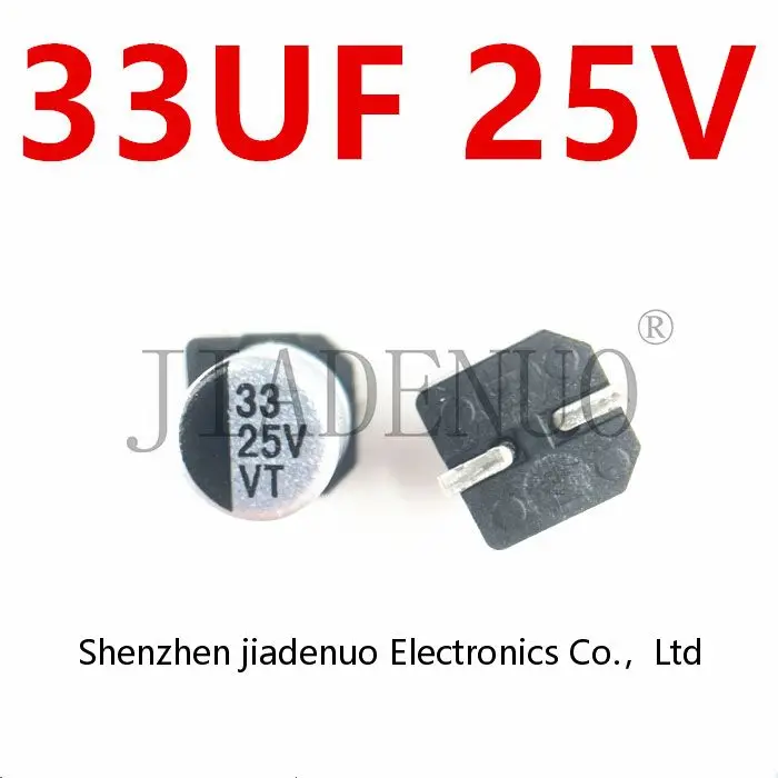 (10 Pz) 100% Nuovo 47Uf 10V 33Uf 25V 33 25V 35V 47Uf Condensatore Elettrolitico Guscio In Alluminio Volume 4*5.4Mm Chipset