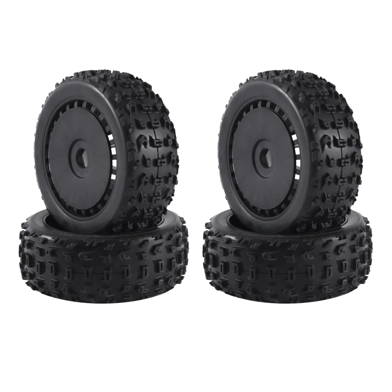 

4Pcs 116Mm 1/8 RC Off-Road Buggy Tire Wheel 17Mm Hex For ARRMA Traxxas Redcat Team Losi Kyosho VRX HPI WR8 HSP Hobao