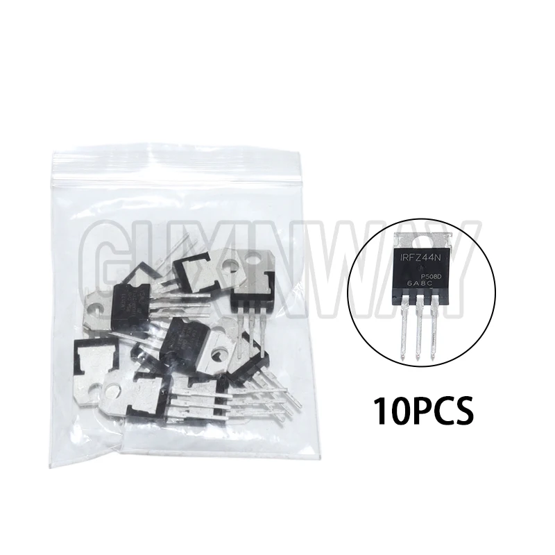 IRFZ44N Mosfet Transistor Kit 10/25pcs IRFZ44N Mosfet Original TO-220 TO220 IRFZ44NPBF