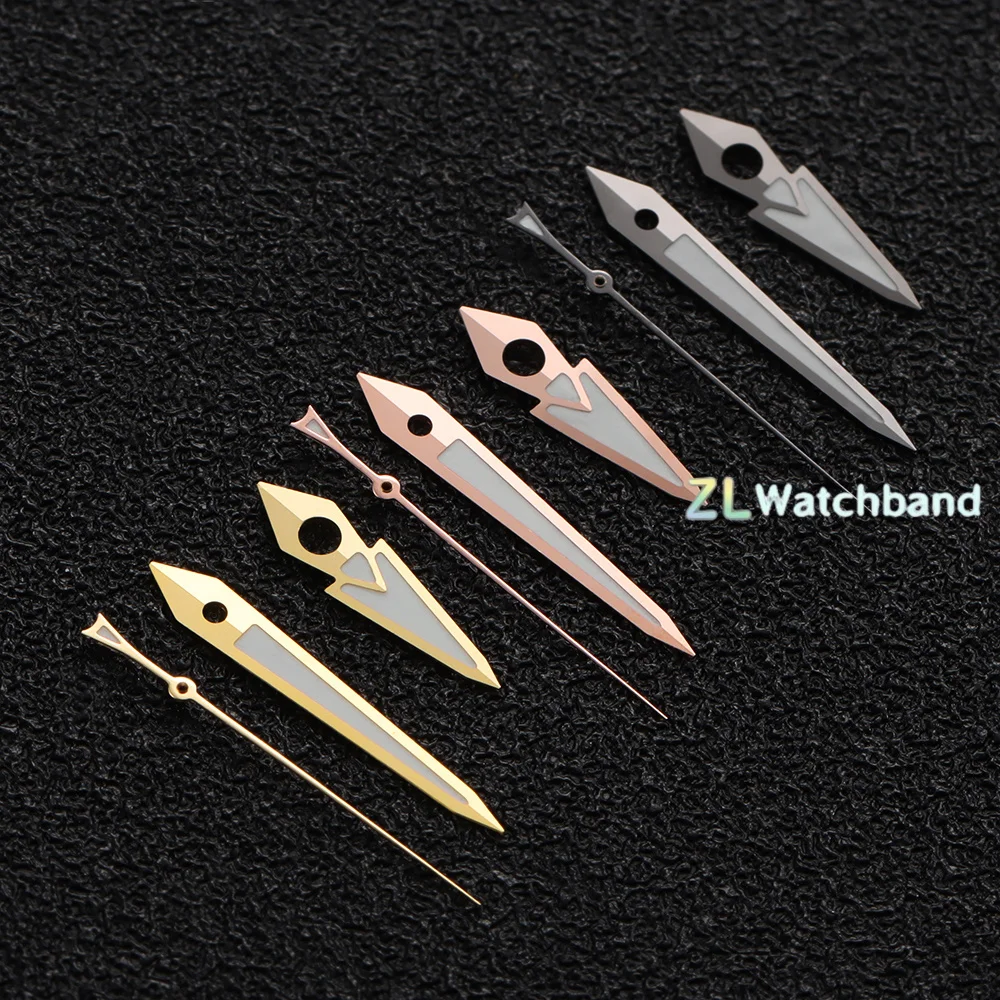 Silver, Gold, Rose Gold, Grey Luminous Watch Hands