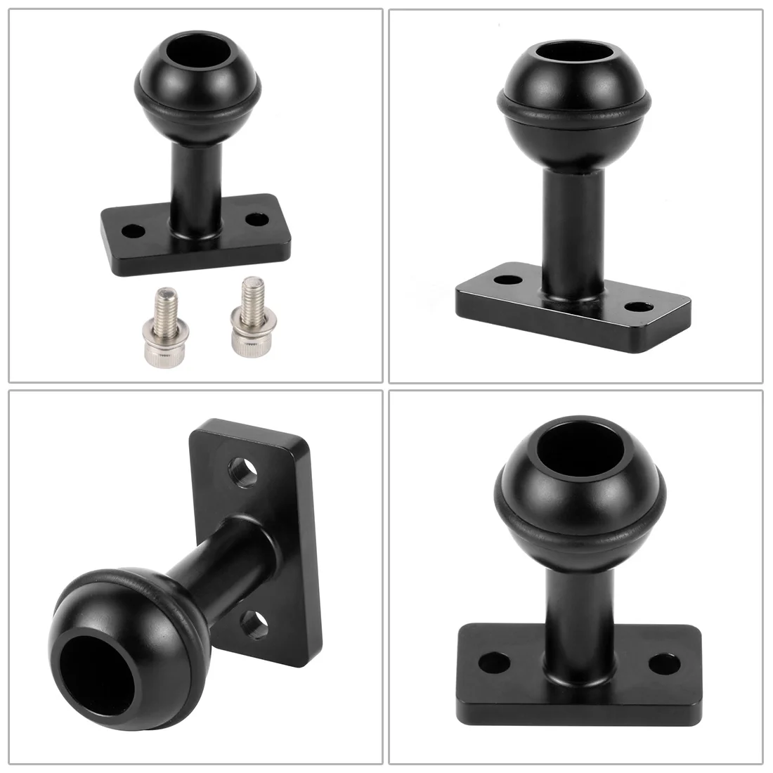BGNing Camera Ball Head Base Adapter Fixed for Underwater Housing Camera Tray Ha