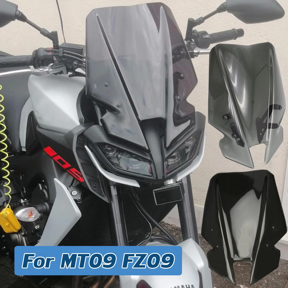 

Motorcycle Screen For Yamaha MT09 FZ-09 MT-09 SP Windshield Touring Windscreen FZ MT 09 2017 2018 2019 2020 FZ09 Wind Deflector