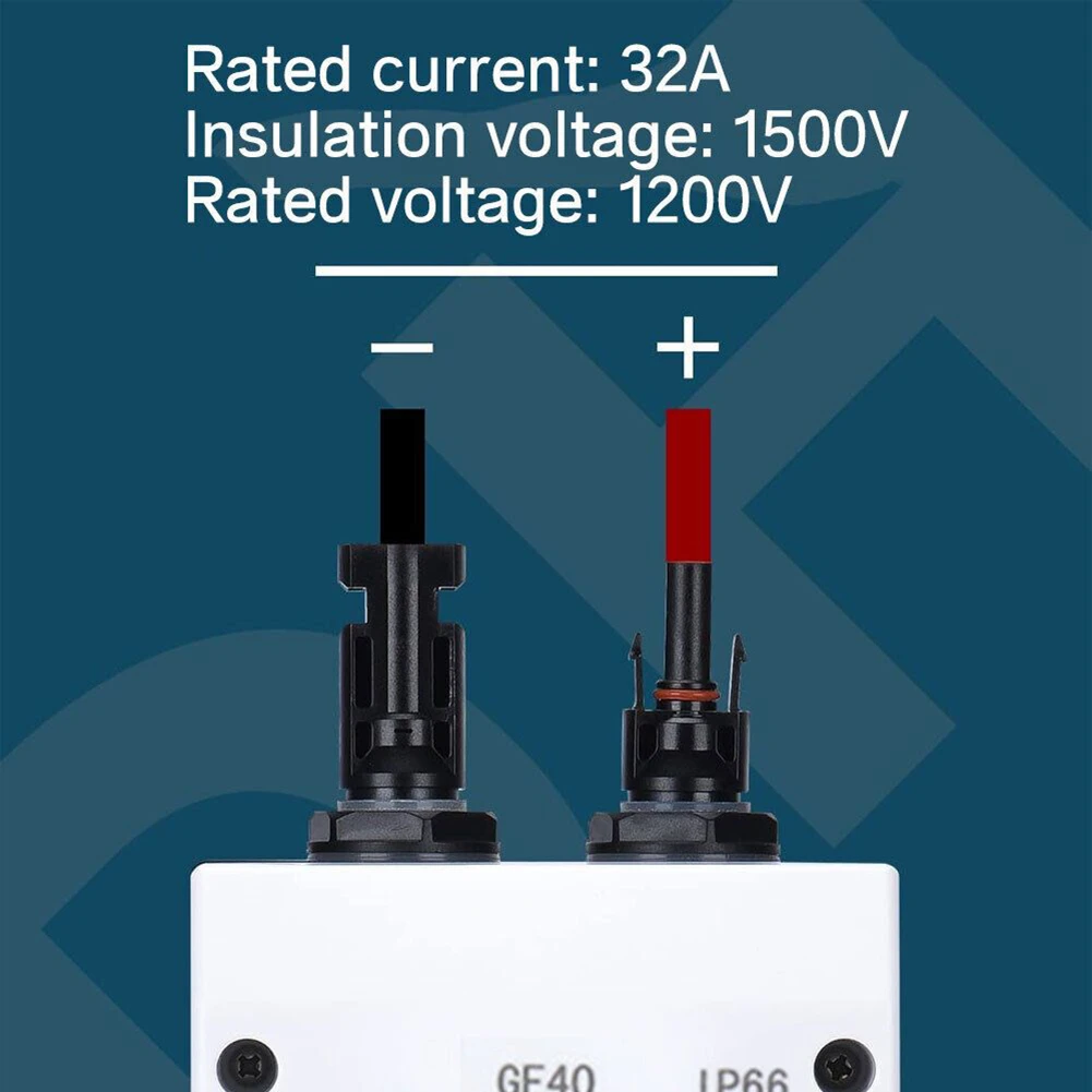 Disyuntor de interruptor principal de CC, 4 polos, desconexión de todo Polo, Material de infierno, PC IP66, 1 pieza, 1200V, 32A, de alta calidad| | - AliExpress