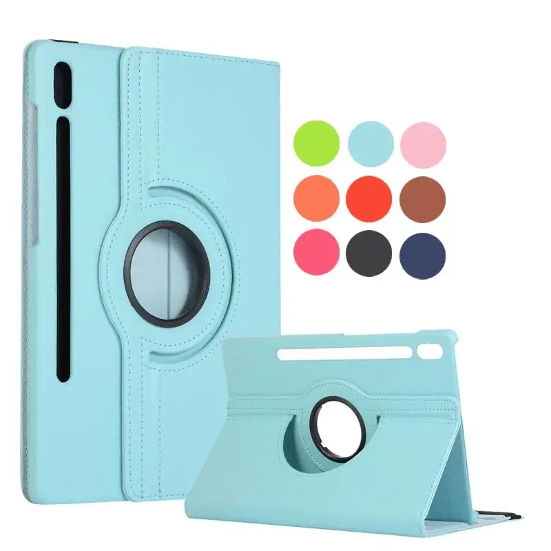 

360 Rotating Case For Samsung Galaxy Tab S6 lite 10.4 2020 P610 P619 A8 10.5 SM-X200 A7 10.4 SM-T500 S7 11 Tab A S4 10.5 Cover