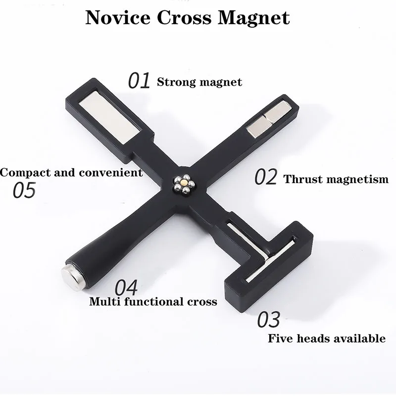 Nail Cat Eye Magnet Five in One Multi functional Pattern Cross Magnet Strong Nail Oil Adhesive Cat Eye