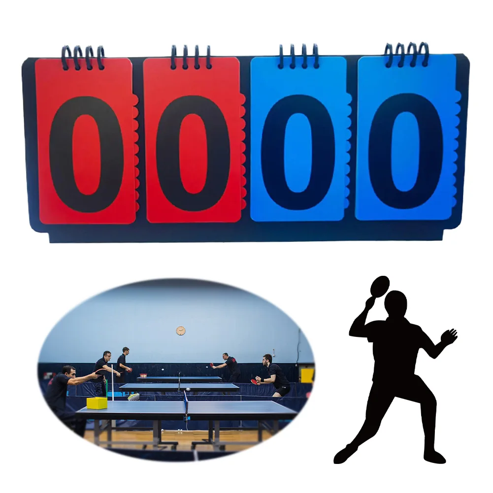 Score Flipper Manual Score Flip Cards Score Counter for Basketball Football Volleyball Tennis Sports
