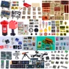 City Printing Building Block MOC Parts Treasure Mobile Computer Controller Game Food Wood Grain Sign Audio Mailbox Toy Gift K046 1