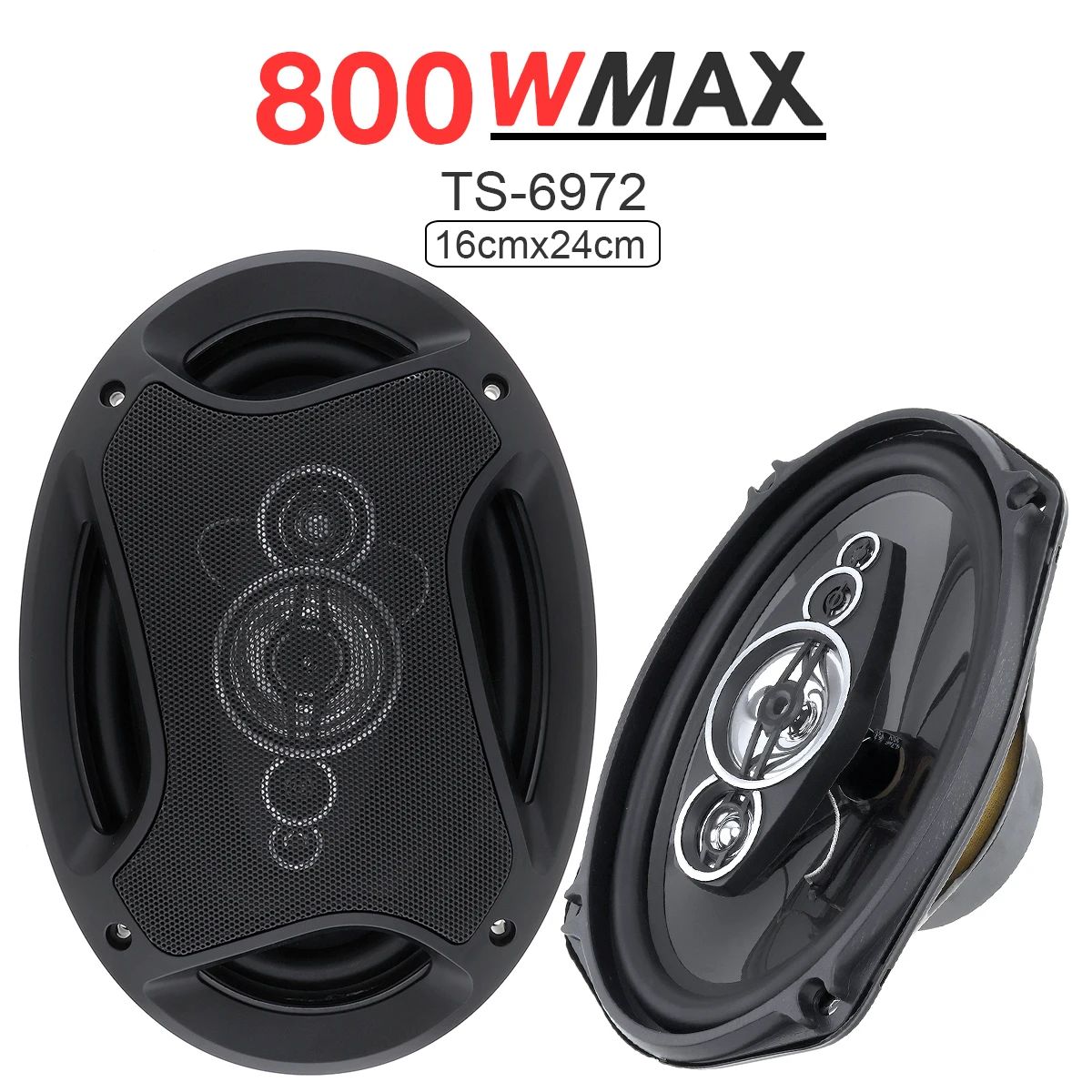 2pcs 800W Car Coaxial  Auto Audio Music Stereo Full Range Frequency Hifi Speakers Non-destructive Installation 2pcs 400w 2 way car coaxial auto audio music stereo full range frequency hifi speakers non destructive installation