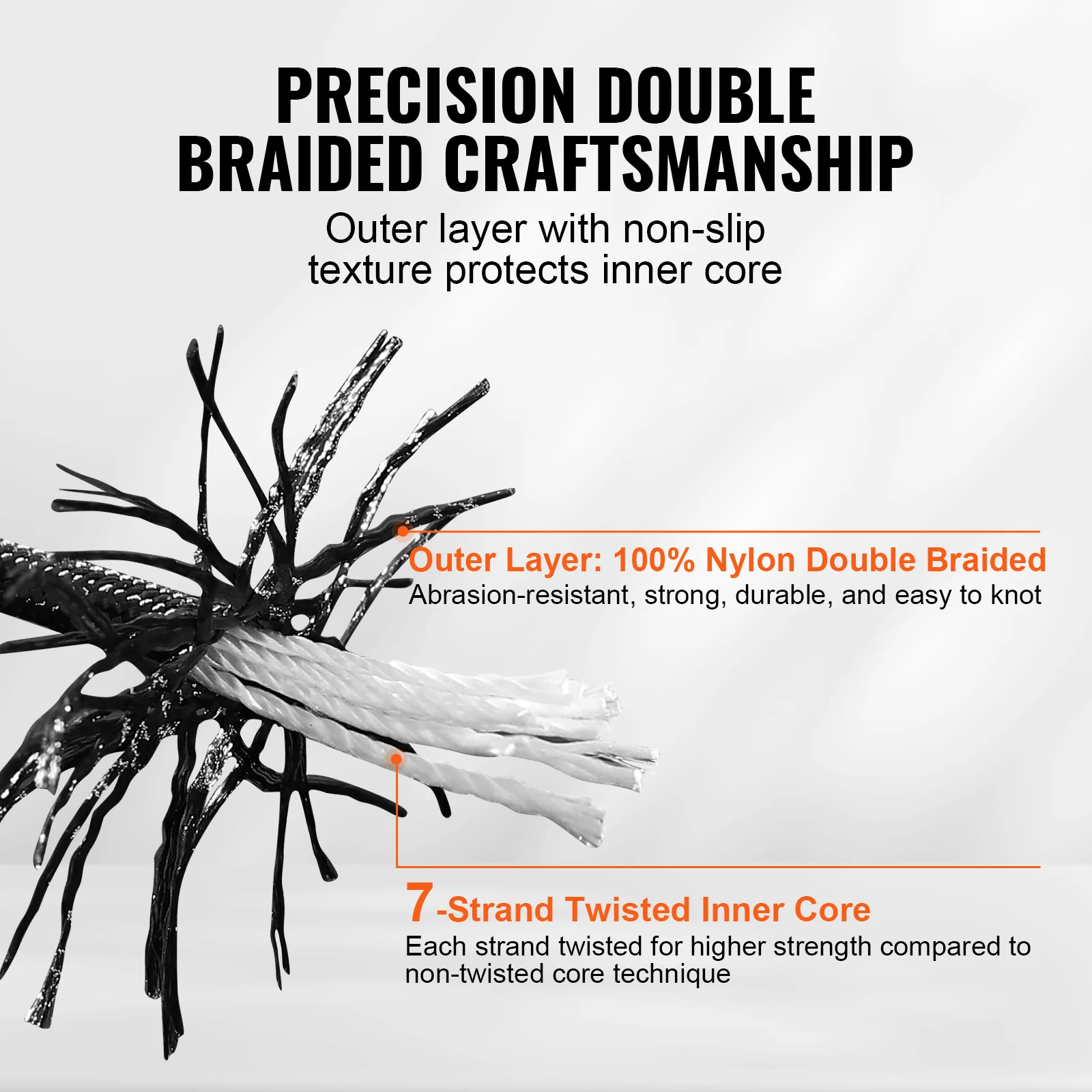 Nylon Multi Purpose Rope for Outdoor Adventures