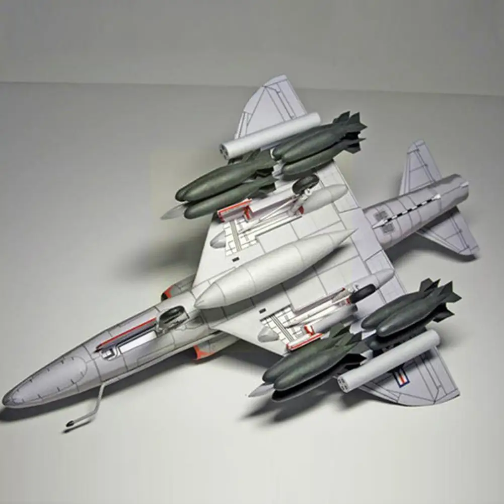 Американская искусственная Боевая модель самолета Skyhawk искусственной бумаги 1:33