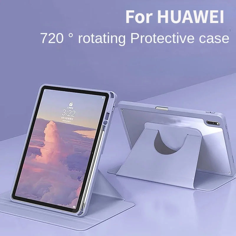 

Case for New Huawei Matepad 11.5 2023 2021 Anto Weke Sleep Stand Cover For Matepad Air 11.5 10.4 Pro 10.8 360 degree Rotate Case