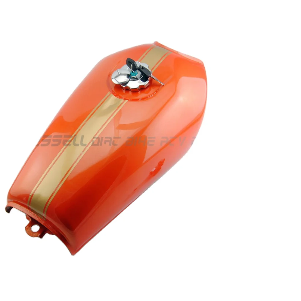 

Винтажный газовый топливный бак для мотоцикла 9L Cafe Racer для телефона CG125 CG125S CG250 краска Толстая Оранжевая