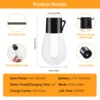 Solar Outdoor String Lights USB Charge Waterproof S14 Edison Led Bulbs Shatterproof Solar Hanging Light With 8/35 Modes Remote 4