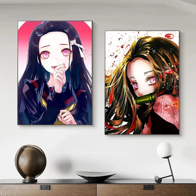 Anime japonais Tueur de Démons Tableau Manga Décoration Murale Affiche  Photo Salon Moderne Peinture Sur Toile Décorative Cuadros - AliExpress