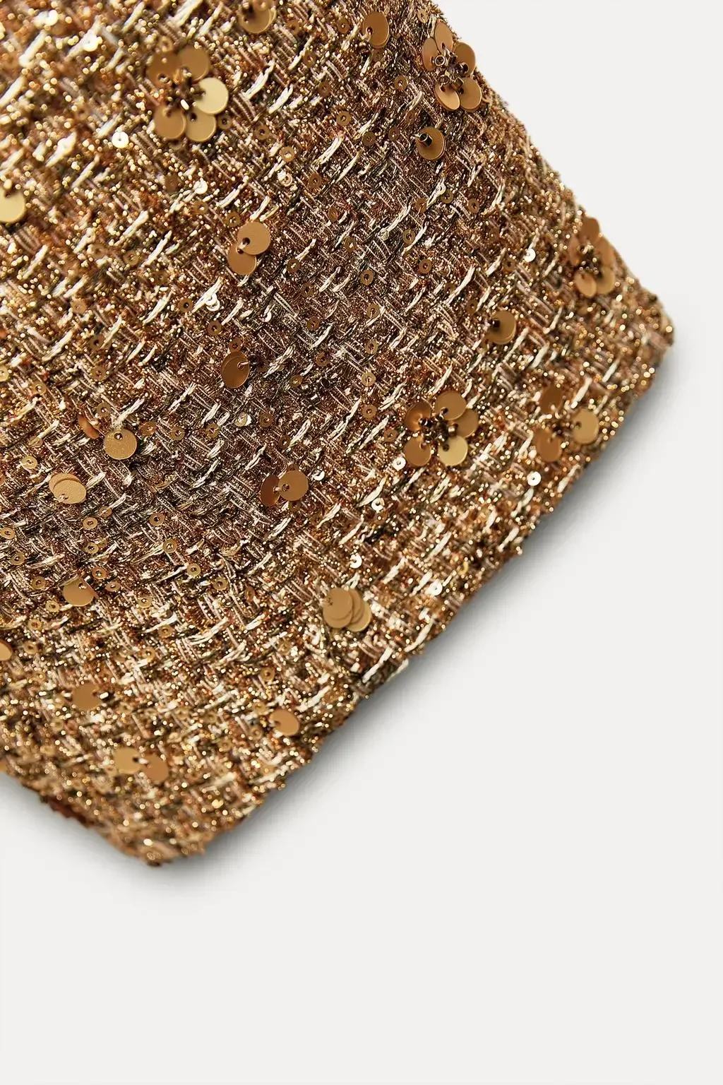 S1d776f6bc24b4e138de965fc596896e14 Women's Sequined Bomber Jacket Fall New Round Neck Long Sleeve Pocket Stretch Hem Sequins Jacket Coat Female Chic Outerwear Mallzona