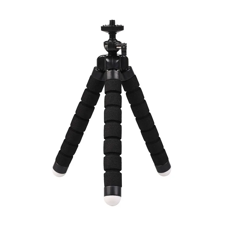 Фото Мини-штатив 11 10 9 8 7 Черный Макс гибкие аксессуары Octopus для Action 3 Fusion Akaso Brave Apeman YI DBPOWER №3