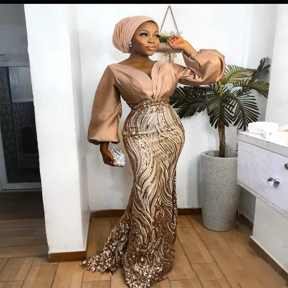

African Lace Fabric 2022 Gold High Quality Tulle Lace French Embroidered Sequins Mesh Fabric Nigerian For Wedding Bride Dress