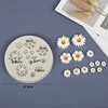 Daisy Wild Chrysanthemum Flower Shape Silicone Mold Baking Mold Fondant Cake Decorating Tools Resin Mould 3