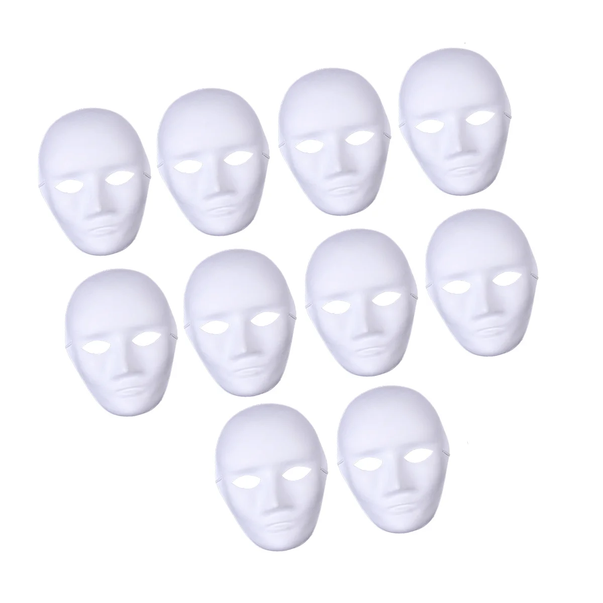 

Halloween Mask Diy Blank Painting Mask Halloween Hip-Hop Dance Ghost Mask Cosplay Fancy Dress Masquerade Party Mask