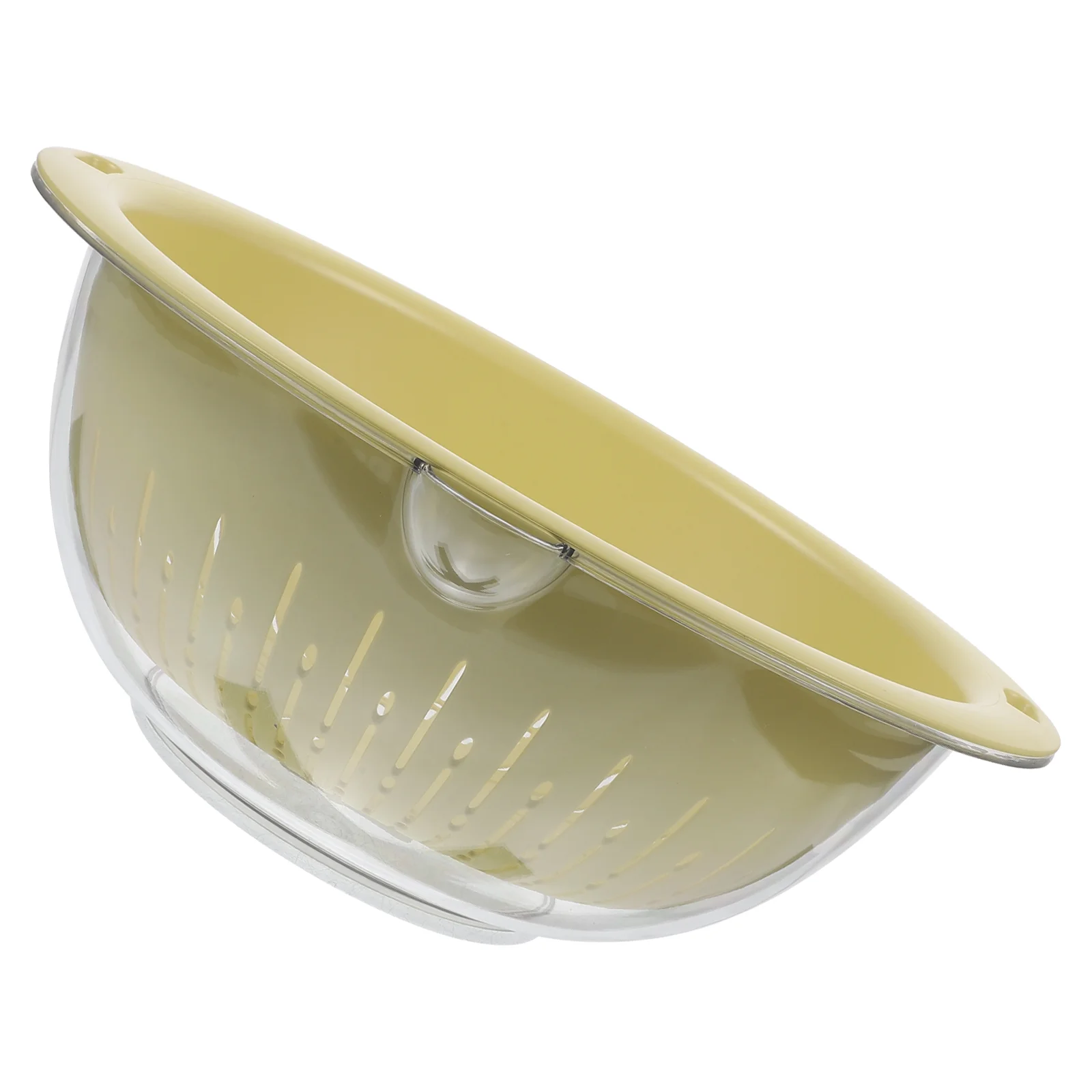 

Drain Basket Strainer Double-layer Kitchen Washing Bowl Dish Basin For Food Draining Plastic Fruit Vegetable Colander Colanders