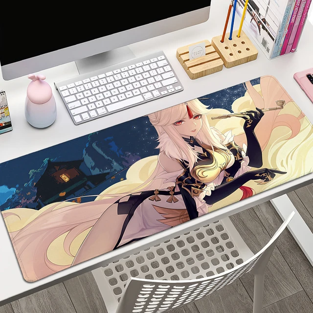 Genshin – tapis de souris Impact Ningguang 90x40cm, tapis de Table pour ordinateur  PC, pour étudiants - AliExpress