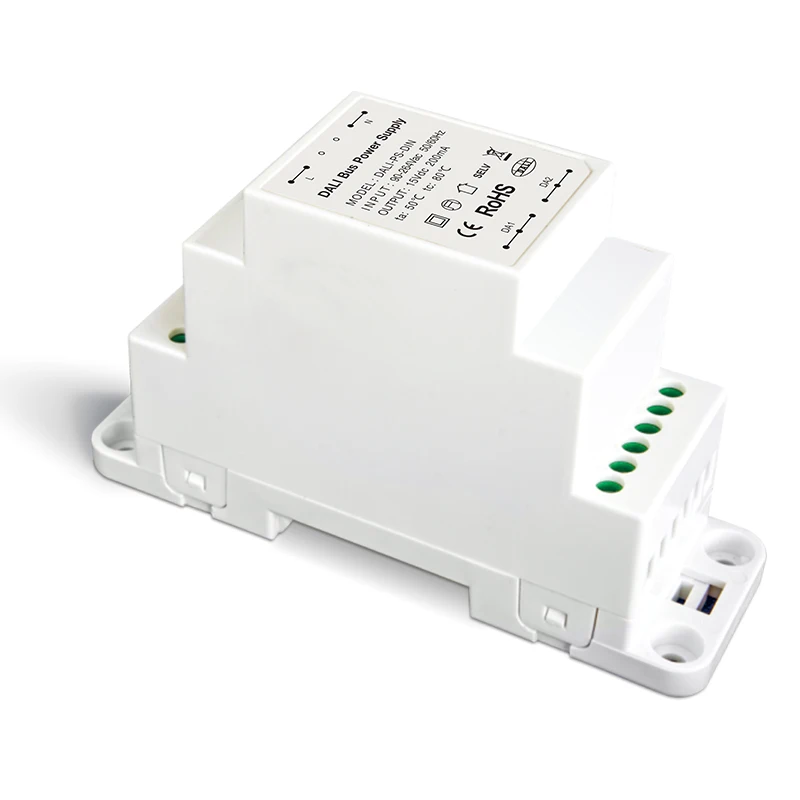 Dali-Ps-Din Dali Bus Power Supply Ltech Nuovo Din Rail Ad Alta Tensione 100V-240Vac 50/60Hz Input 200Aa Output