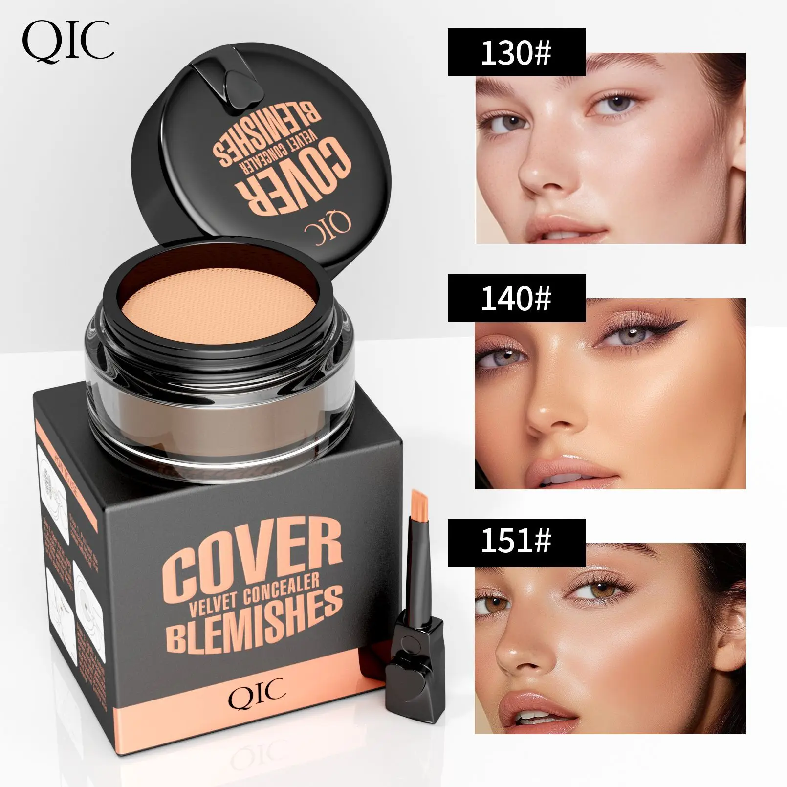 Waterproof Concealer, High Coverage, Natural, Can Be Used To Cover Tattoo Scars Freckle Tattoos, Black Eye Circles