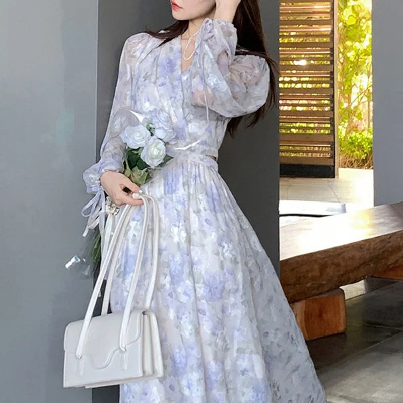 Рисунок 3 - Женское шифоновое платье миди с цветочным принтом