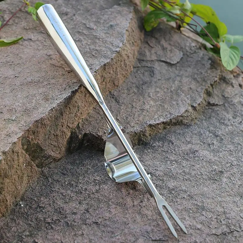 Weeder Tool Uprooting Weeder Tool Lightweight Stainless Steel Puller Tool For Garden Unique Lever Design With V Shaped Forks