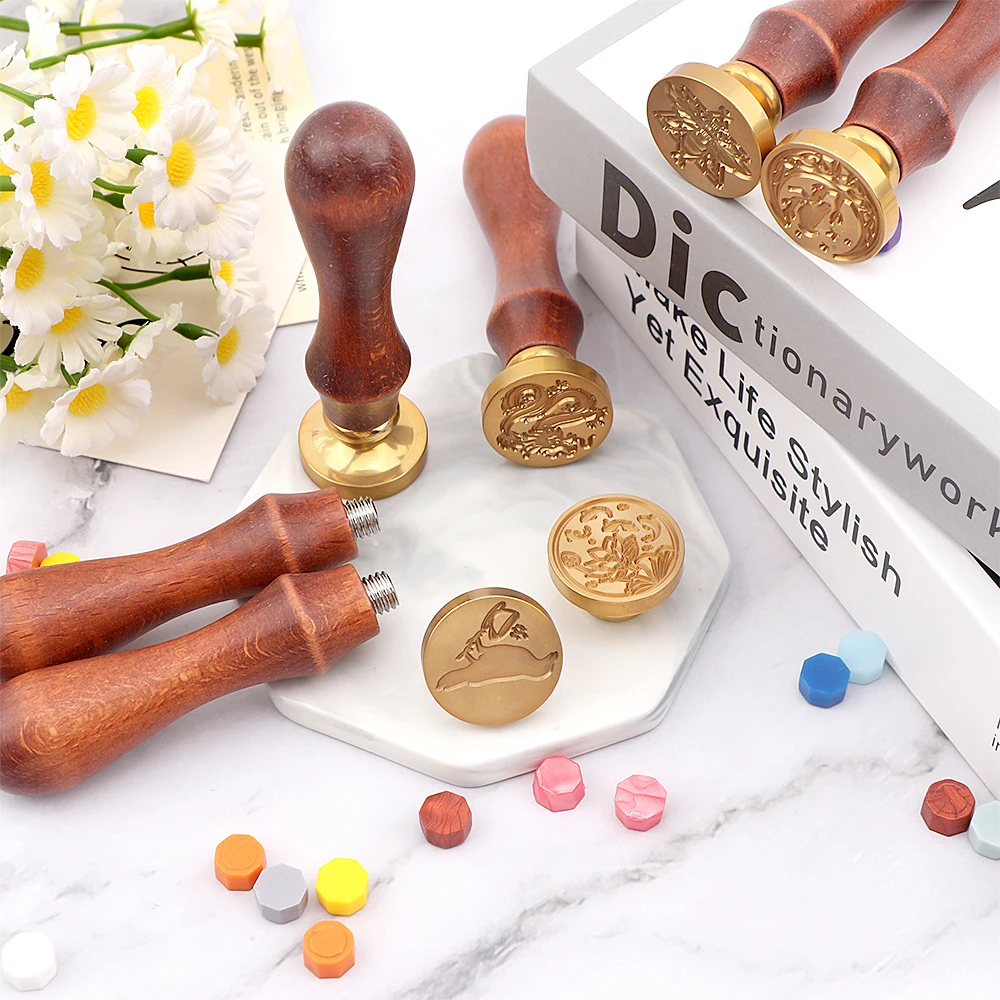 CRASPIRE Bird Wax Seal Stamp Head - Removable Brass Seal For Invitations, Cards & Gifts - View #2